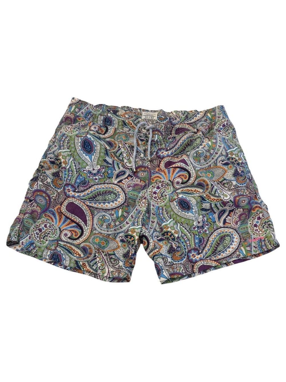 OndadeMar Paisley Swim Trunks Men’s Large Multicolor Mesh Lined Shorts